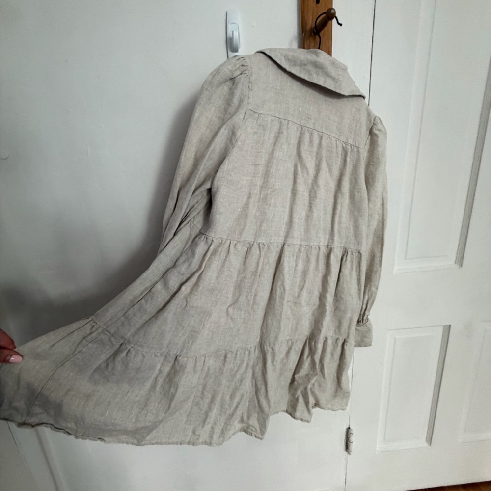 DISSH eloise natural linen mini dress - Picture 15 of 16